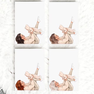 Personalised Mummy and Baby A4 Print | Pregnancy Announcement | Mothers Day | New Baby | Mother And Baby | Baby Shower Gift | A4 Print