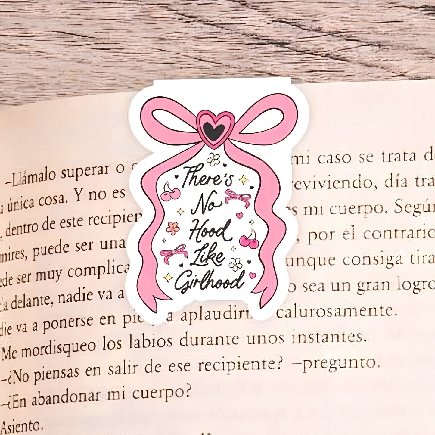 Girly Magnetic Bookmark | Page Saver | Cute Design Book | Flower Bookmarks | Book Lovers Gift | Personalised Bookmark | Cute Bookmark