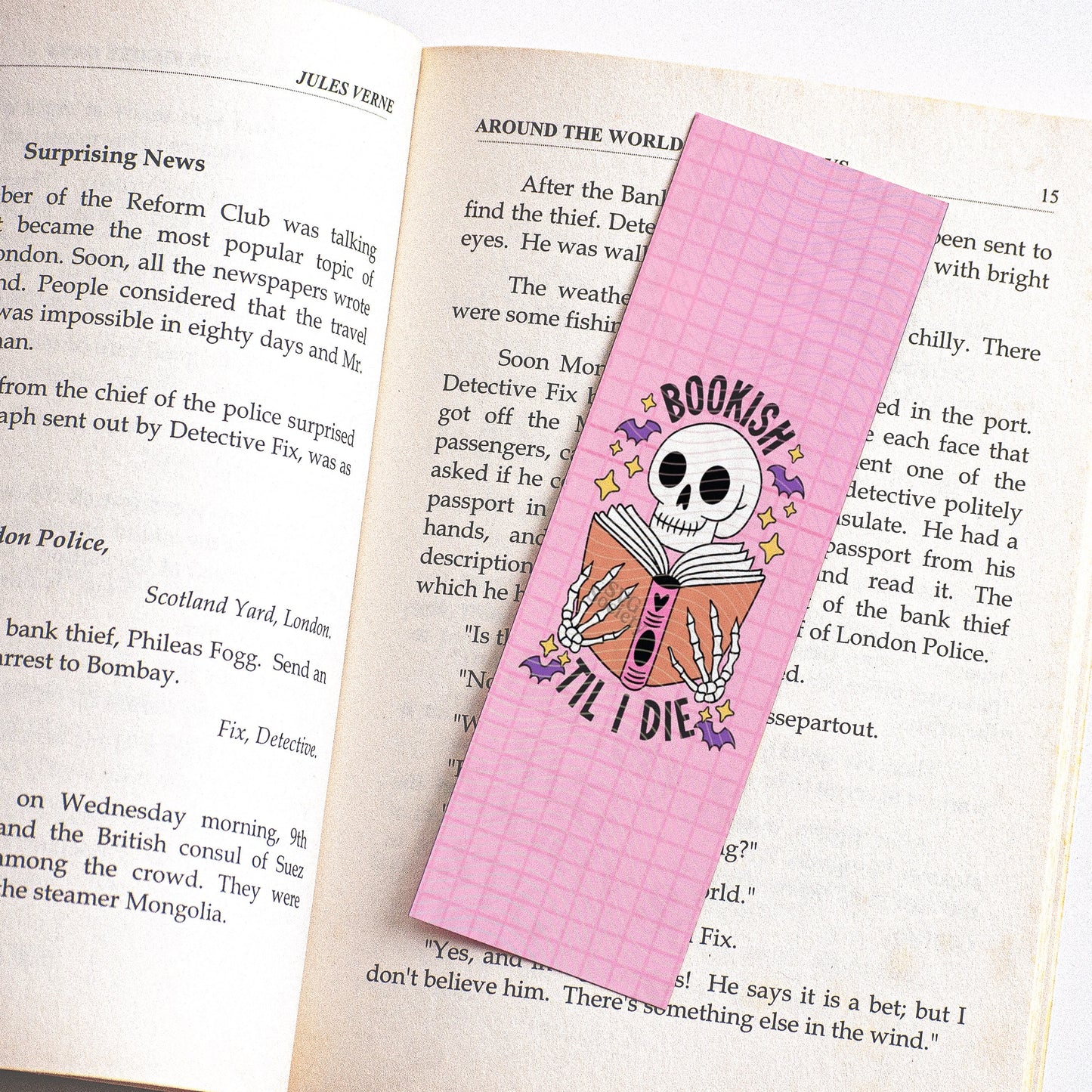 Bookish Till I Die Spooky Bookmark | Book Accessories | Spooky Bookmark Set | Reader Gifts | Horror Bookmark | Premium Matte Bookmark