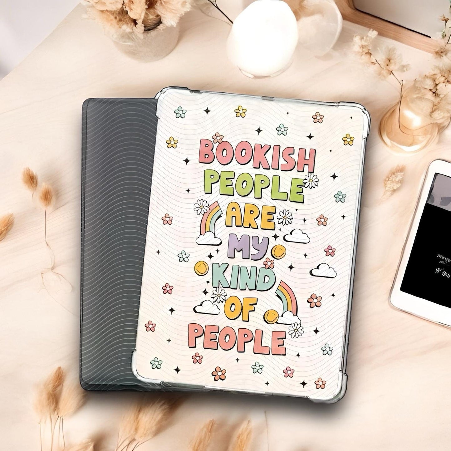 E-Reader Insert Compatiable with Kindle | Bookish Sticker | Insert For Clear Case | Book Lover Gift | E-Reader Insert | Kindle Aesthetic