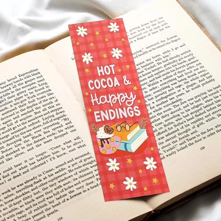 Winter Bookmarks | Book Lover Gift | Gifts For Readers | Secret Santa | Digital Download | Christmas Bookmark | Holiday Bookmark