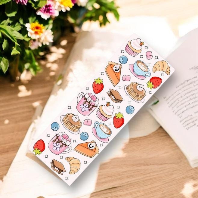 Sweet Treats Bookmark | Book Ticket Bookmark | Bookish Gift | Book Club Ticket | Romance Reader | Romantasy Book Lovers | Book Lover Gift