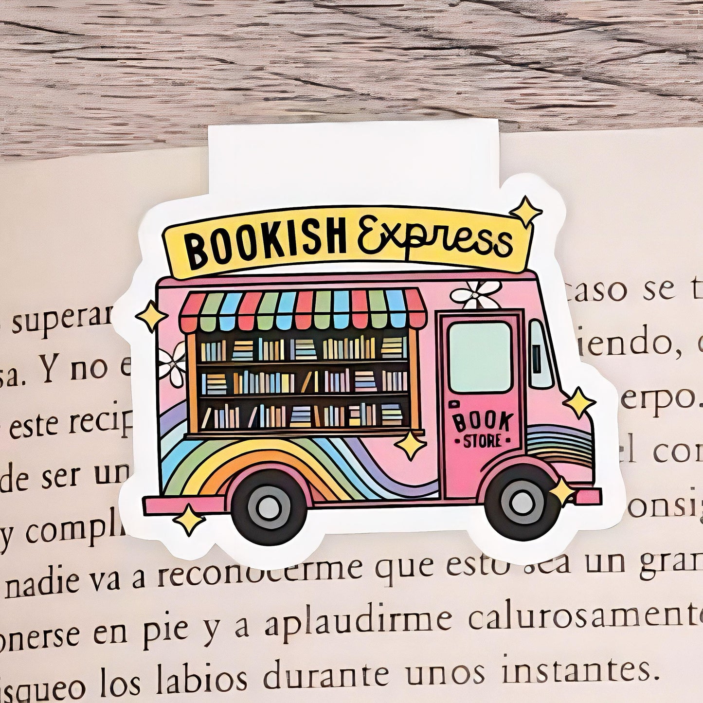 Bookish Express Magnetic Bookmark | Page Saver | Cute Design Book | Book Lover Gift | Personalised Bookmark | Cute Bookmark