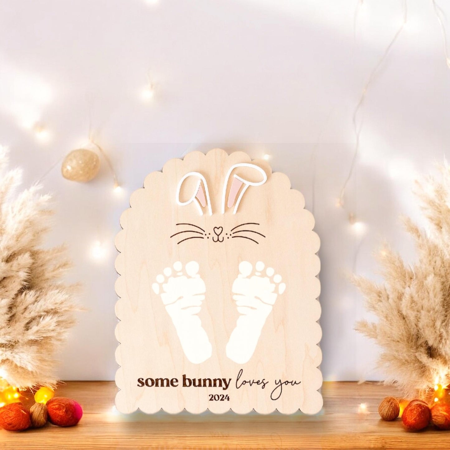 Personalised Baby's First Easter Sign | Baby First Easter | Personalised Engraved Baby's First Easter Name Plaque | Easter Present