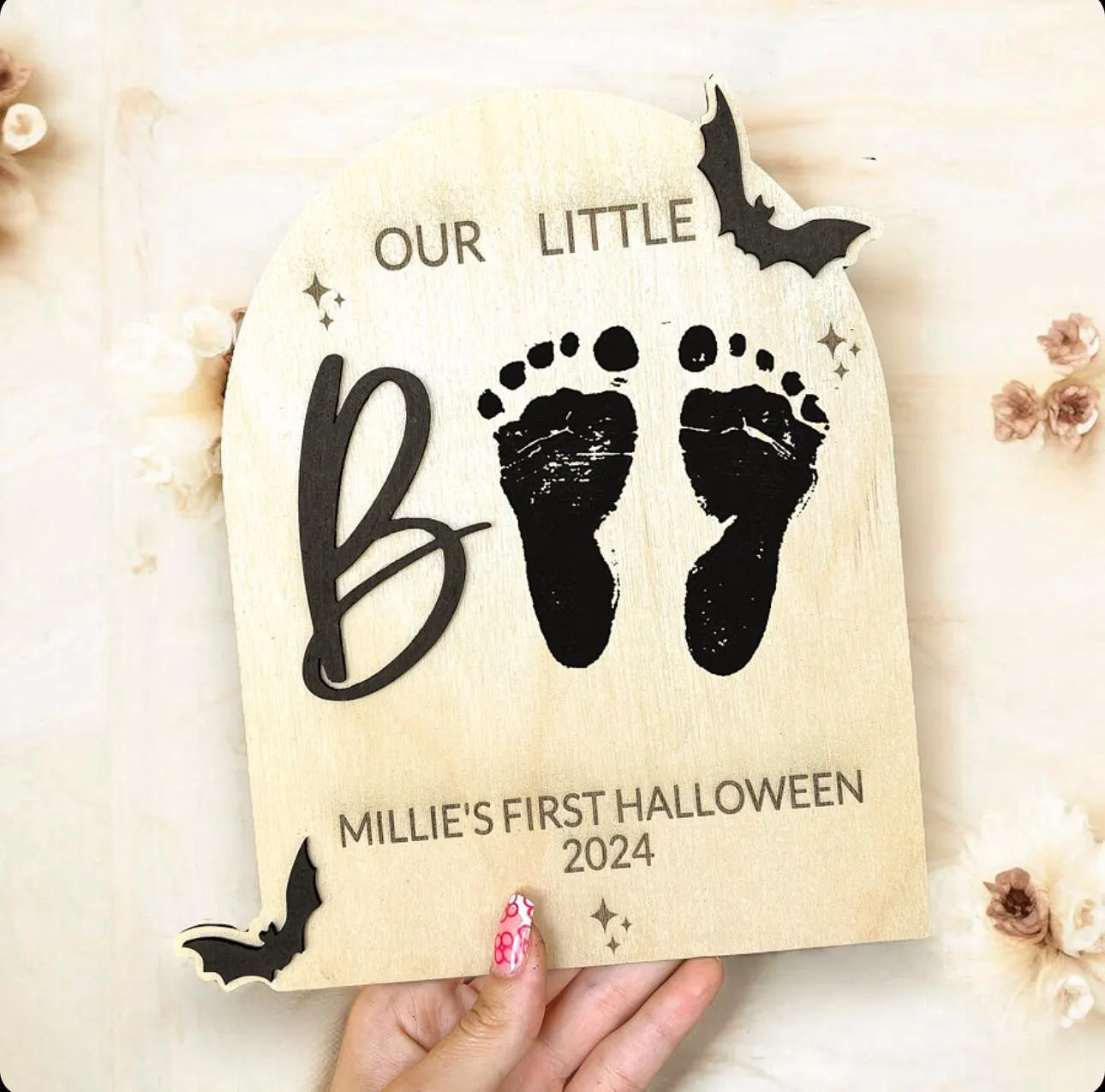 PERSONALISED OUR LITTLE BOO PLAQUE
