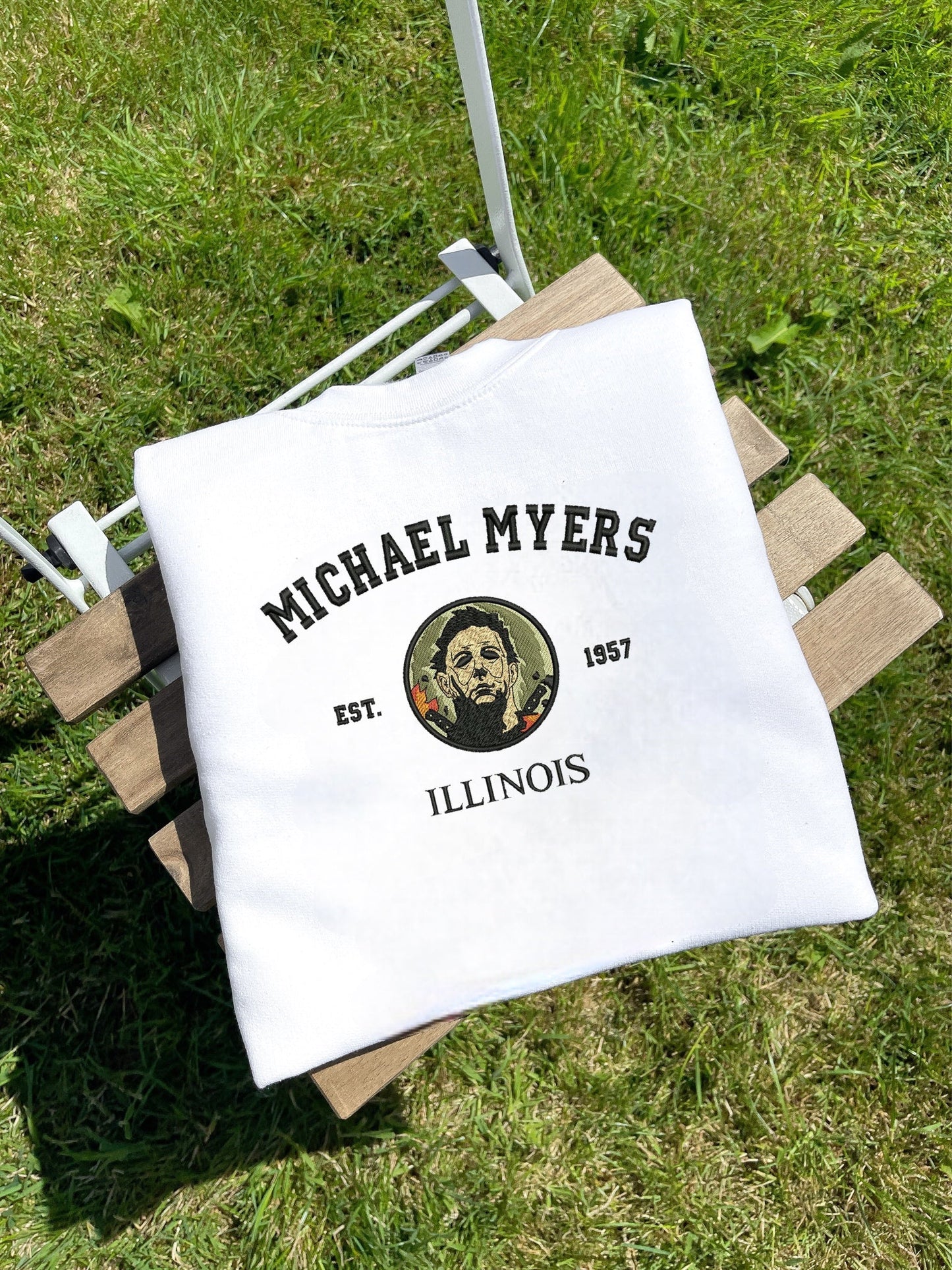 MICHAEL MYERS EMBROIDERED SWEATSHIRT