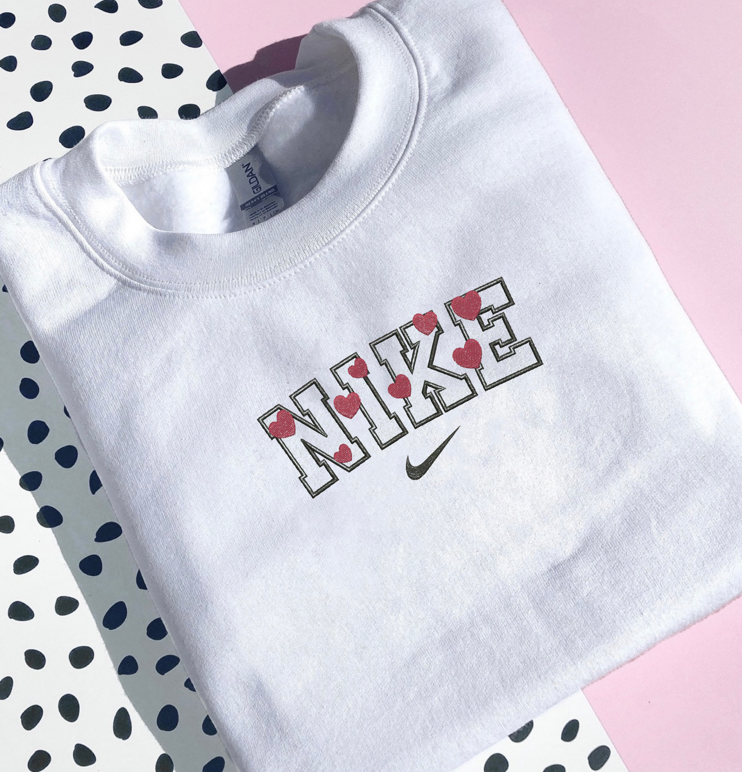 LOVE EMBROIDERED SWEATSHIRT/HOODIE