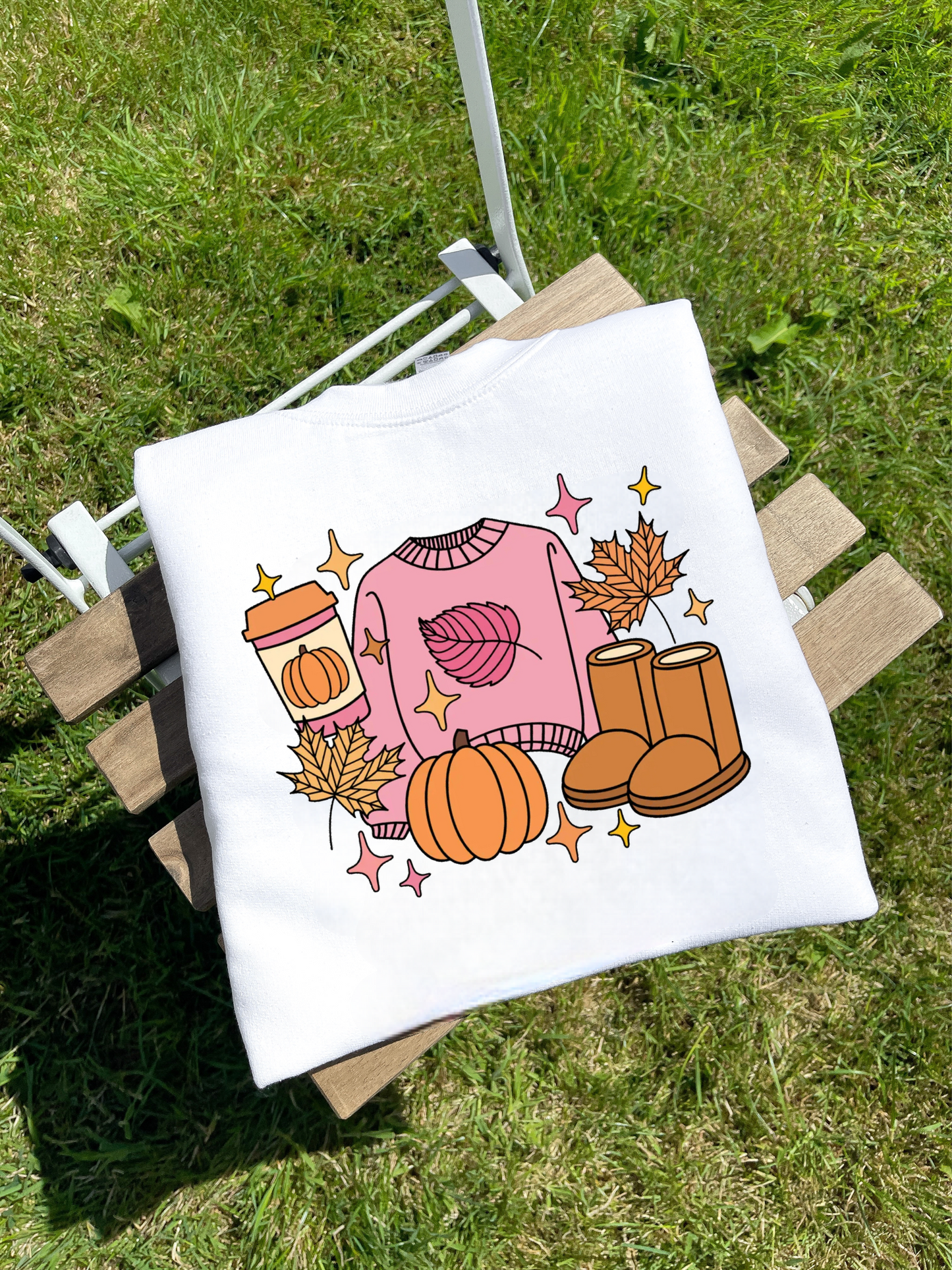 AUTUMN VIBES PRINTED SWEATSHIRT