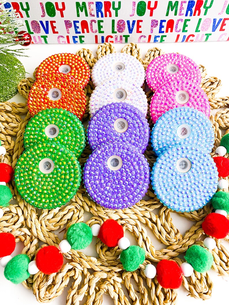 16OZ GLASS CAN RHINESTONE LIDS