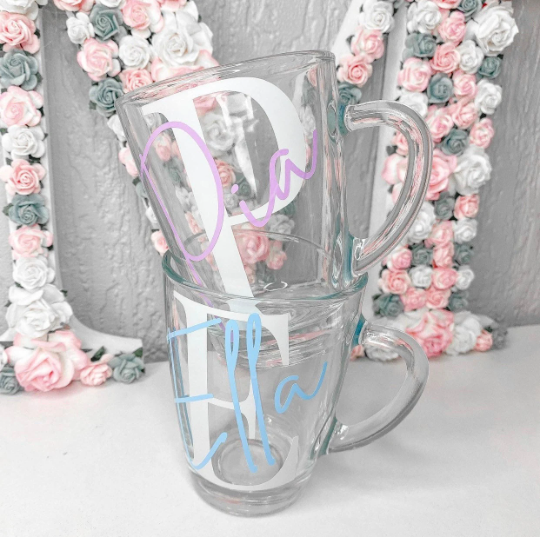 PERSONALISED GLASS MUG