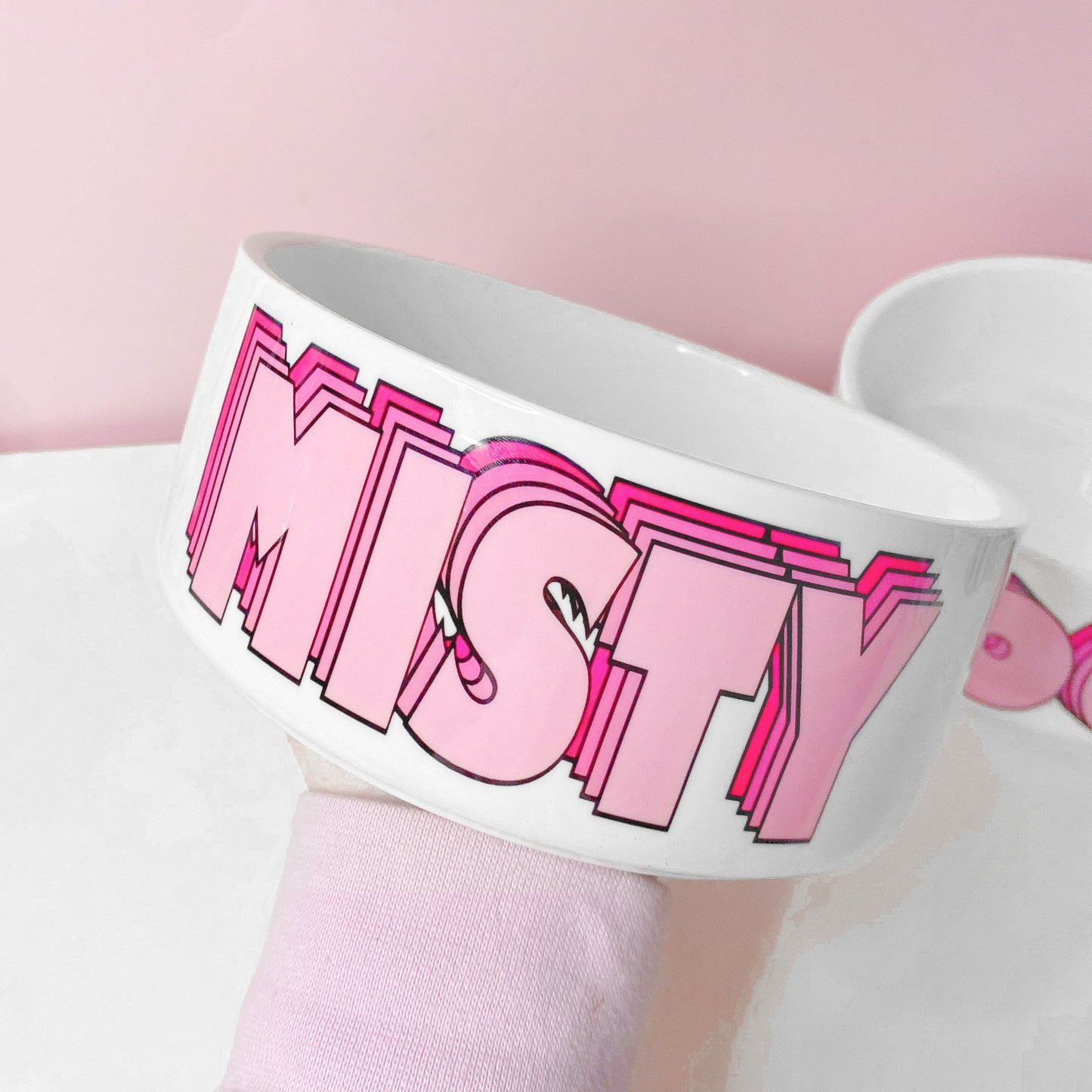 PERSONALISED FUNKY DOG/PET BOWL