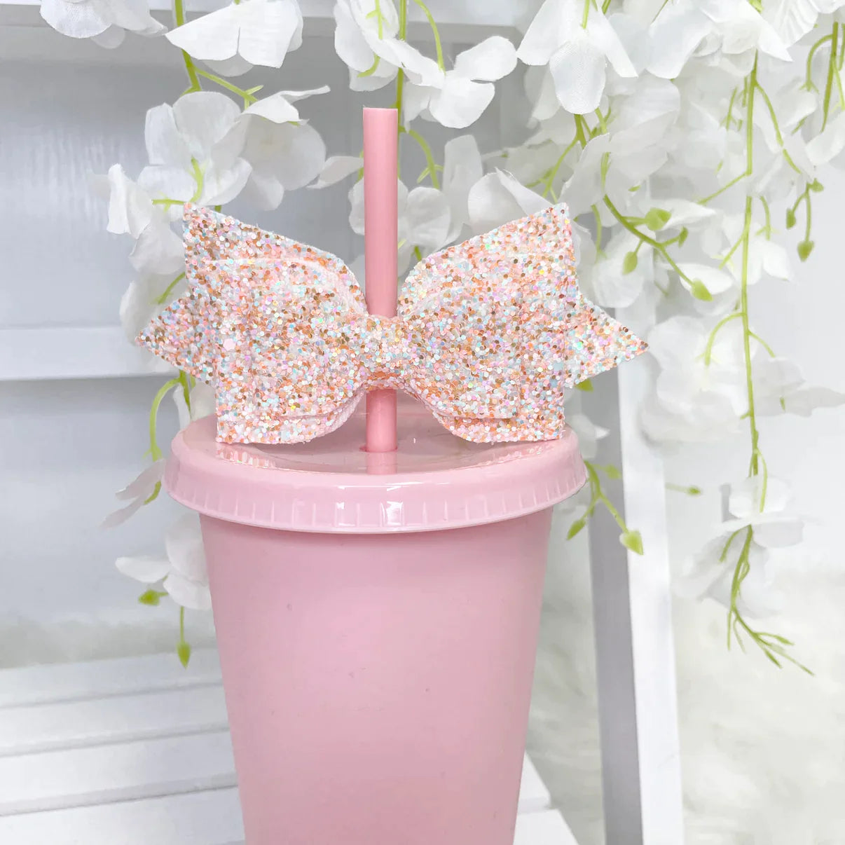 PEACHES N CREAM BOW TOPPER