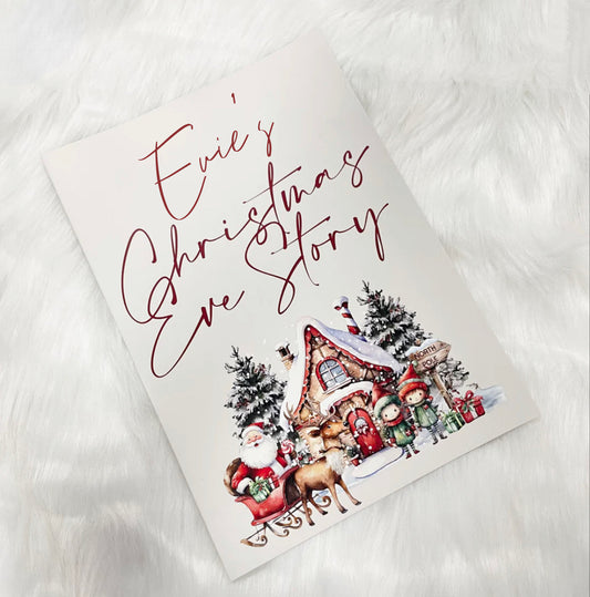 Personalised Christmas Eve Story Booklet | Christmas Eve Box Fillers | Personalised Christmas Book | Stocking Filler | Christmas Eve Box