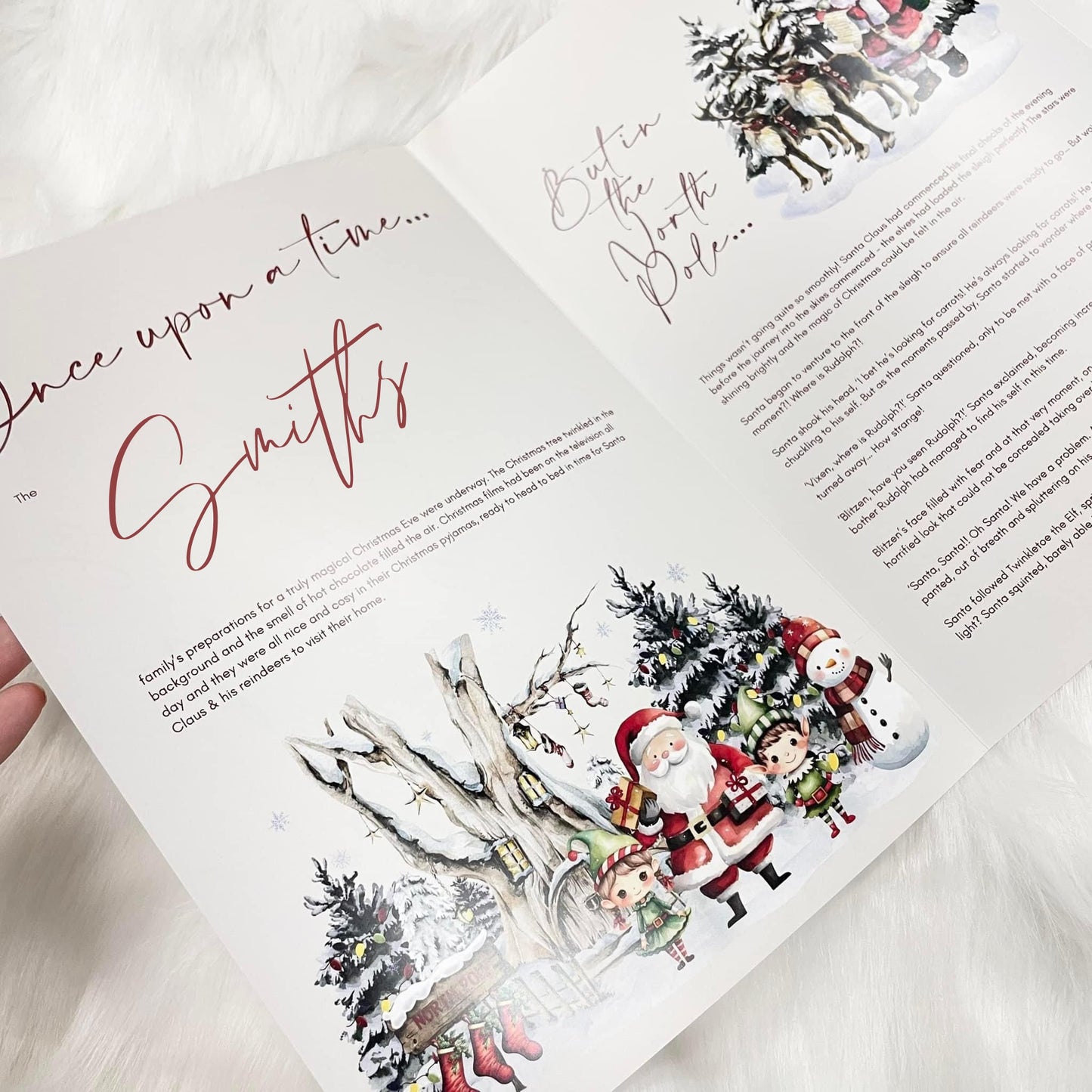 Personalised Christmas Eve Story Booklet | Christmas Eve Box Fillers | Personalised Christmas Book | Stocking Filler | Christmas Eve Box