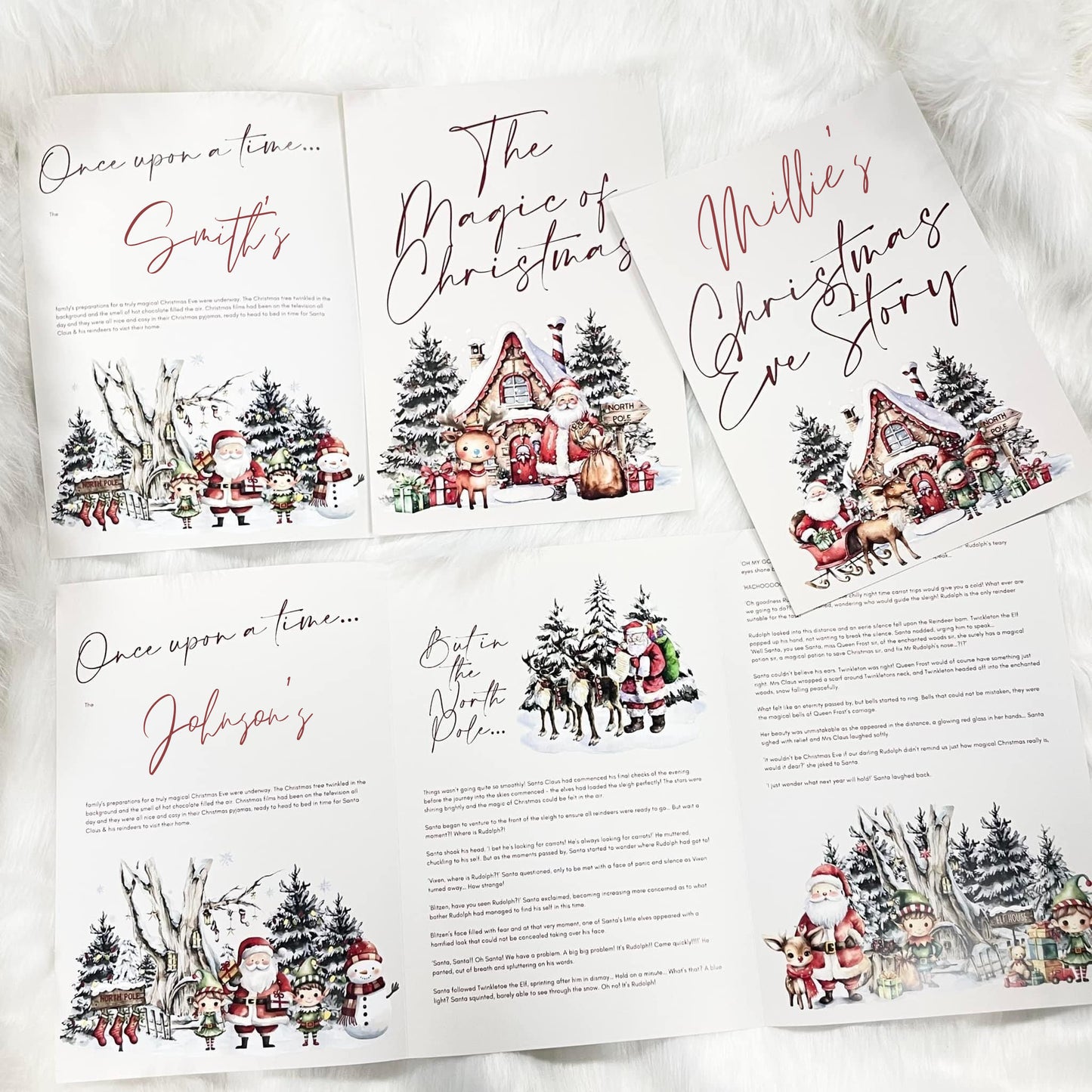 Personalised Christmas Eve Story Booklet | Christmas Eve Box Fillers | Personalised Christmas Book | Stocking Filler | Christmas Eve Box