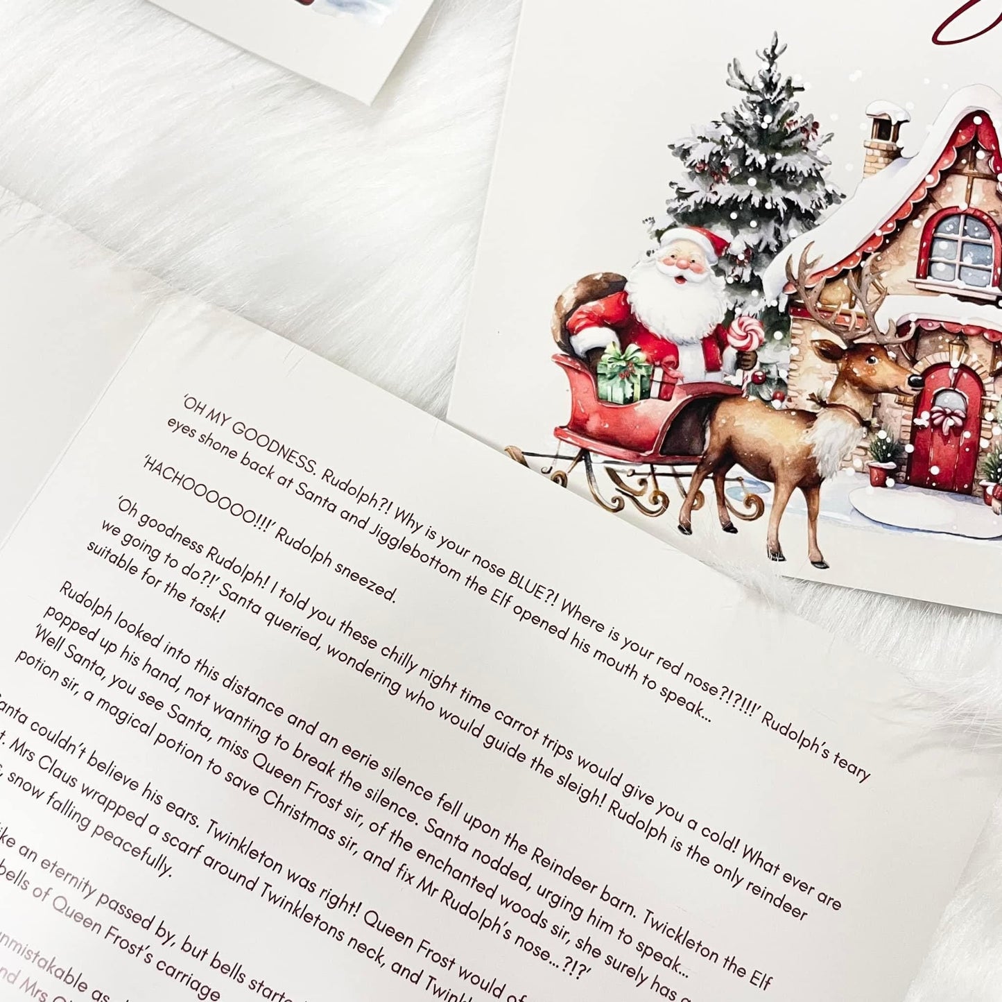 Personalised Christmas Eve Story Booklet | Christmas Eve Box Fillers | Personalised Christmas Book | Stocking Filler | Christmas Eve Box