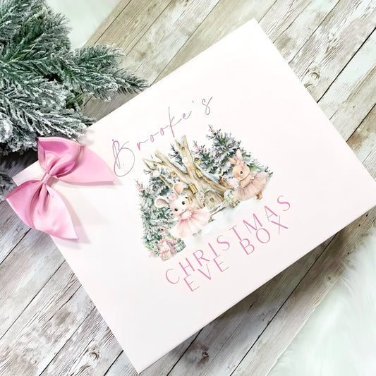 Personalised Christmas Eve Box | Kids Christmas Eve Treat Box | Childrens Xmas Eve Presents | Stocking Filler | Christmas Games