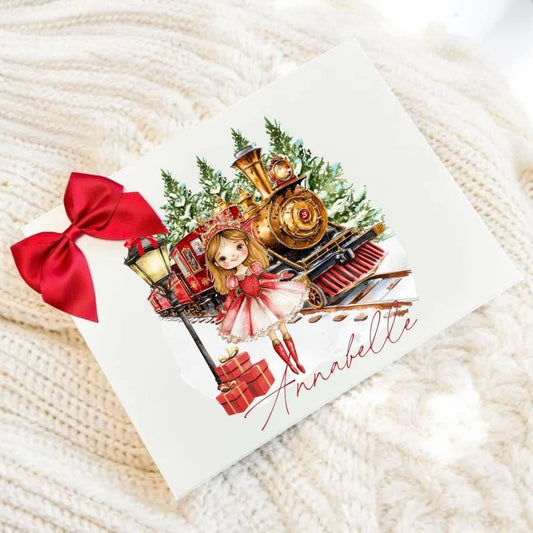 Personalised Christmas Eve Box | Kids Christmas Eve Treat Box | Childrens Xmas Eve Presents | Stocking Filler | Christmas Games