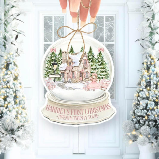Personalised Christmas Ornament | Acrylic Family Bauble | Christmas Tree Decoration | Christmas Bauble | Handmade In The Uk | Pet Bauble