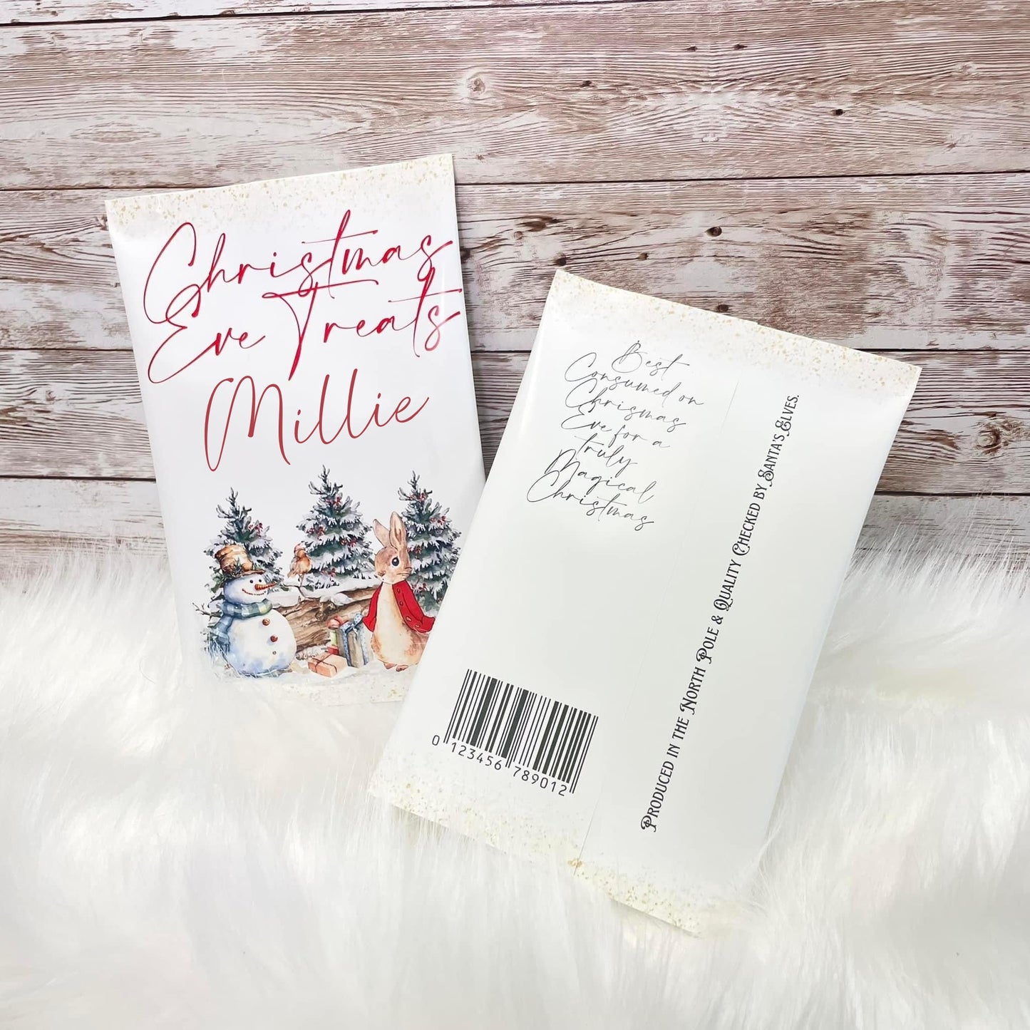 Personalised Christmas Eve Treat Crisp Bag | Fillable Crisp Bag  | Christmas Eve Box Filler | Kids Stocking Filler Gift