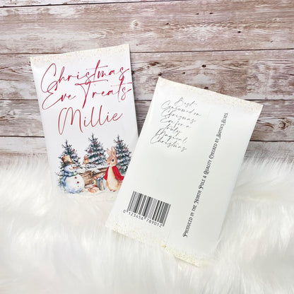 Personalised Christmas Eve Treat Crisp Bag | Fillable Crisp Bag  | Christmas Eve Box Filler | Kids Stocking Filler Gift