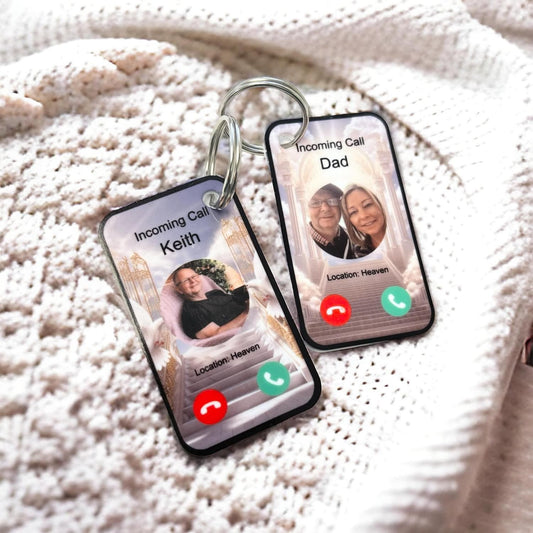Call From Heaven Keyring | Grief Gift | Charm Keyring | Sympathy Gift | Memory Gift | Wedding Ring Box | Gift For Grief | Key Safe