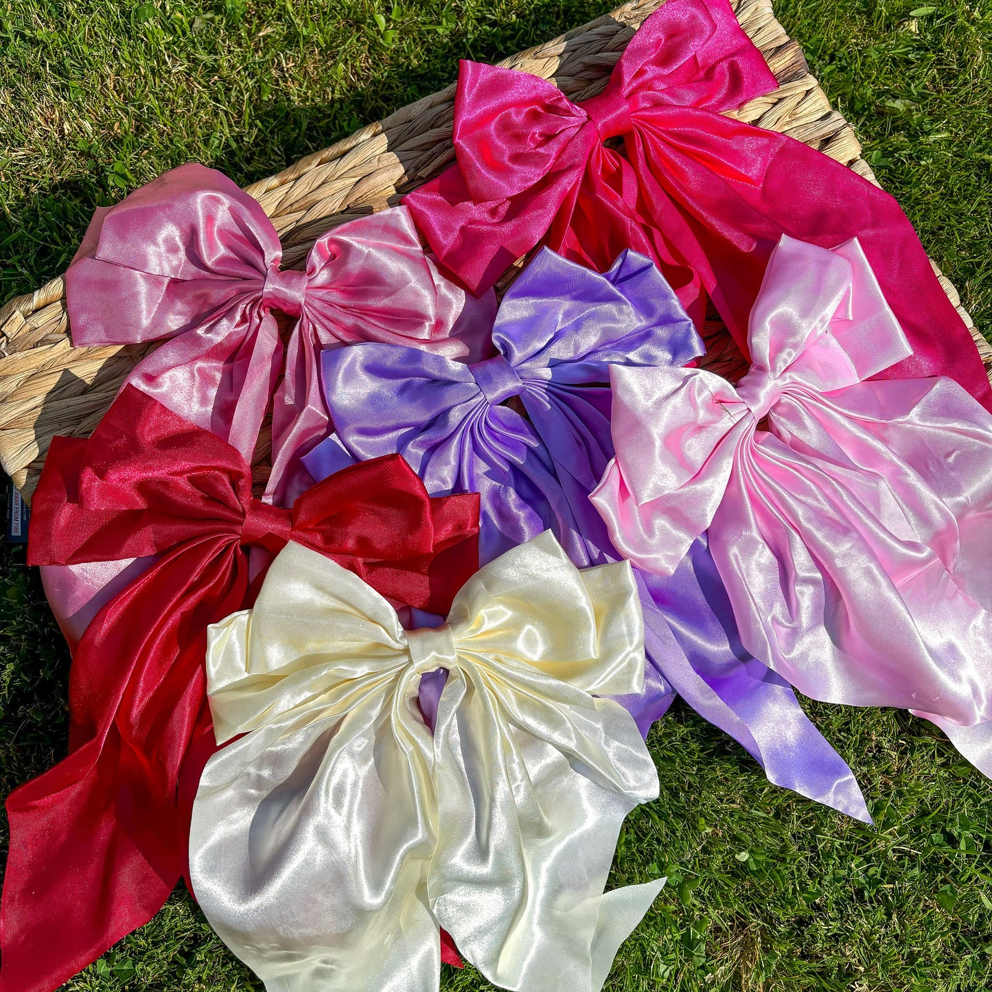 Personalised Concert Hair Bow | Large Hair Bow | Swift-ie Gift| Eras Gift | Short N Sweet Tour | Concert Accessories | Event Hair Bow