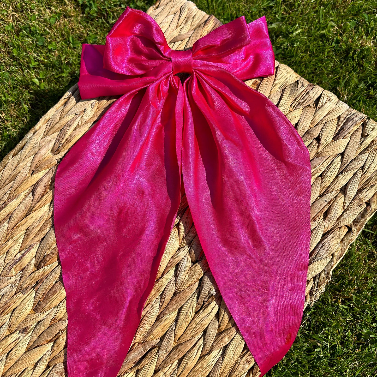 Personalised Concert Hair Bow | Large Hair Bow | Swift-ie Gift| Eras Gift | Short N Sweet Tour | Concert Accessories | Event Hair Bow