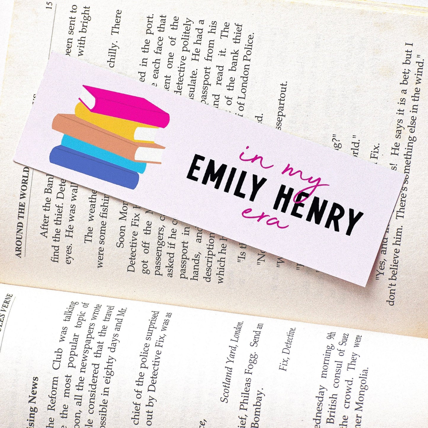 Emily Henry Era Bookmark | Romance Reader Bookmark | People We Meet On Vacation | Bookish Gifts | Emily Henry Bookmarks | Book Lover Gift