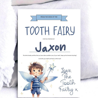 Personalised Tooth Fairy Letter | Fairy Letter | Fairy Mail | Lost Tooth | Tooth Loss | Tiny Tooth Fairy Letter for Girls and Boys