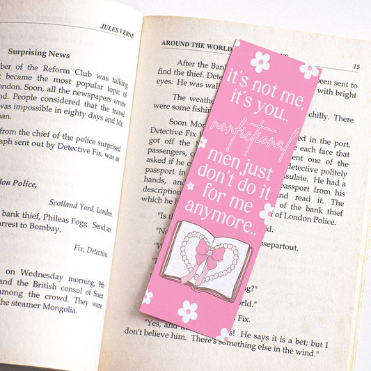 Girly Bookmark | Book Ticket Bookmark | Bookish Gift | Book Club Ticket | Romance Reader | Romantasy Book Lovers | Book Lover Gift