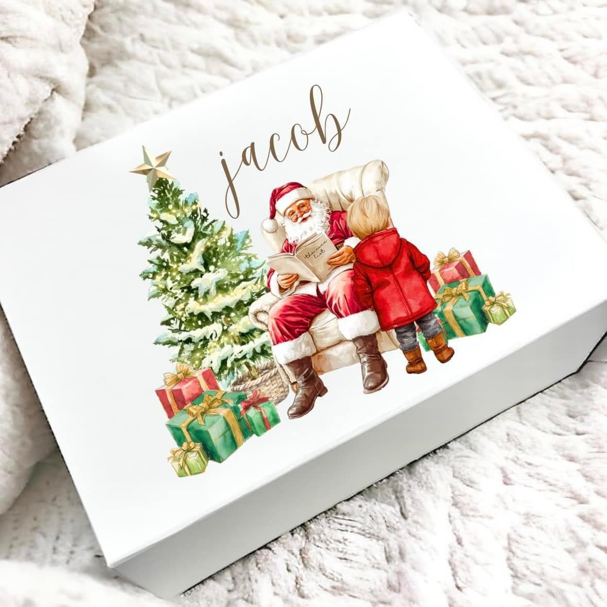 Personalised Christmas Eve Box | Kids Christmas Eve Treat Box | Childrens Xmas Eve Presents | Stocking Filler | Christmas Games