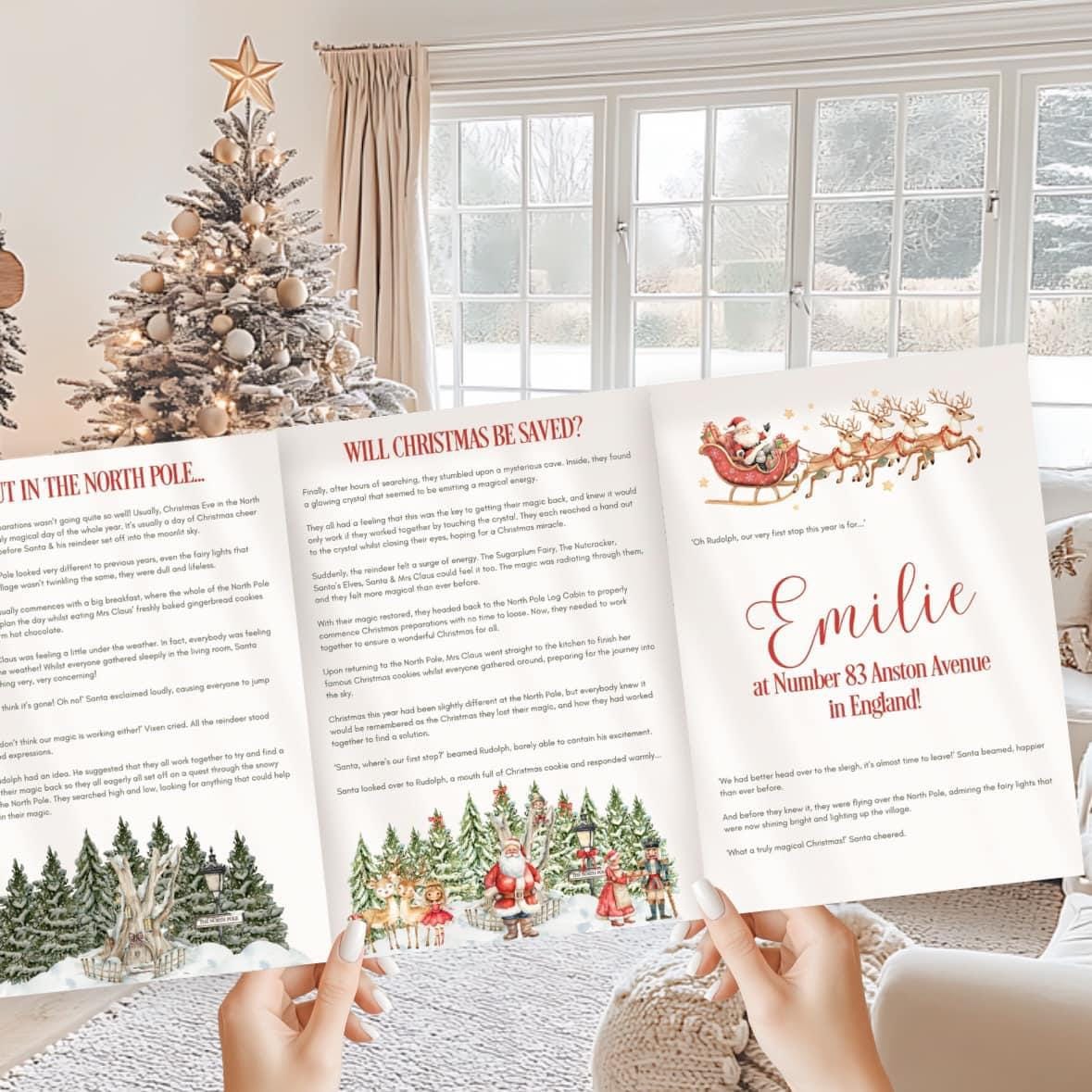 Personalised Christmas Eve Story Booklet | Christmas Eve Box Fillers | Personalised Christmas Book | Stocking Filler | Christmas Eve Box