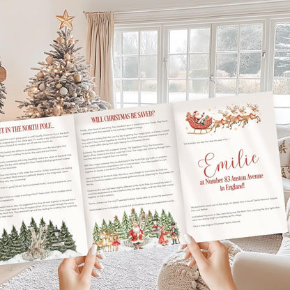 Personalised Christmas Eve Story Booklet | Christmas Eve Box Fillers | Personalised Christmas Book | Stocking Filler | Christmas Eve Box