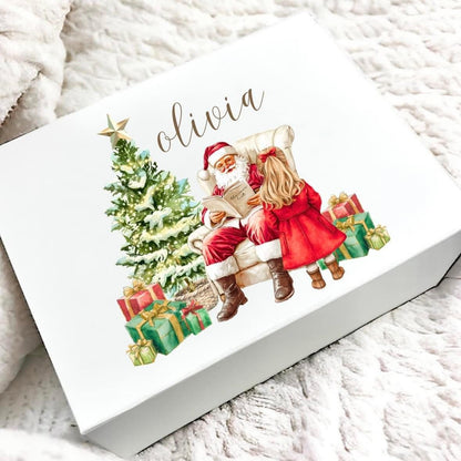 Personalised Christmas Eve Box | Kids Christmas Eve Treat Box | Childrens Xmas Eve Presents | Stocking Filler | Christmas Games