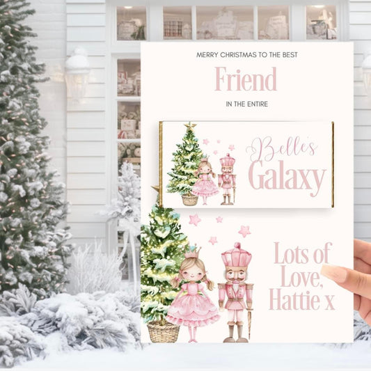Personalised Christmas Galaxy Board | Christmas Chocolate Treat Board | Christmas Eve Box Filler | Secret Santa Chocolate Gift