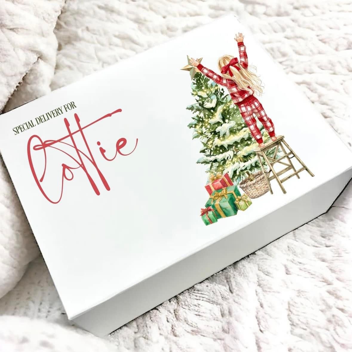 Personalised Christmas Eve Box | Kids Christmas Eve Treat Box | Childrens Xmas Eve Presents | Stocking Filler | Christmas Games