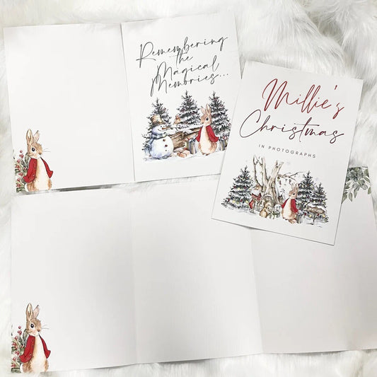 Personalised Christmas In Photographs Booklet | Christmas Memories Keepsake Book | My First Christmas Keepsake | Family Christmas Memories