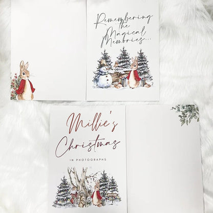 Personalised Christmas In Photographs Booklet | Christmas Memories Keepsake Book | My First Christmas Keepsake | Family Christmas Memories