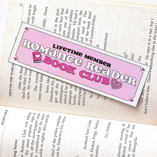 Romance Bookmark | Dark Romance Reader | Sports Romance Book Club | Bookish Gift | Bookmark Voucher | Genre Bookmark | Handmade Bookmark
