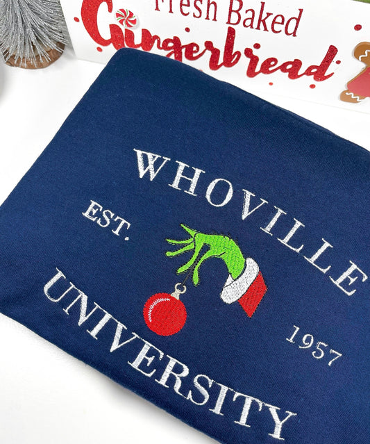 Christmas University Sweatshirt Hoodie | Christmas Jumper | Cute Christmas Sweatshirt | Santa Christmas Sweatshirt