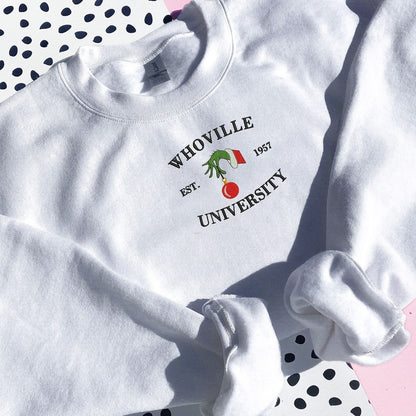 Christmas University Sweatshirt Hoodie | Christmas Jumper | Cute Christmas Sweatshirt | Santa Christmas Sweatshirt