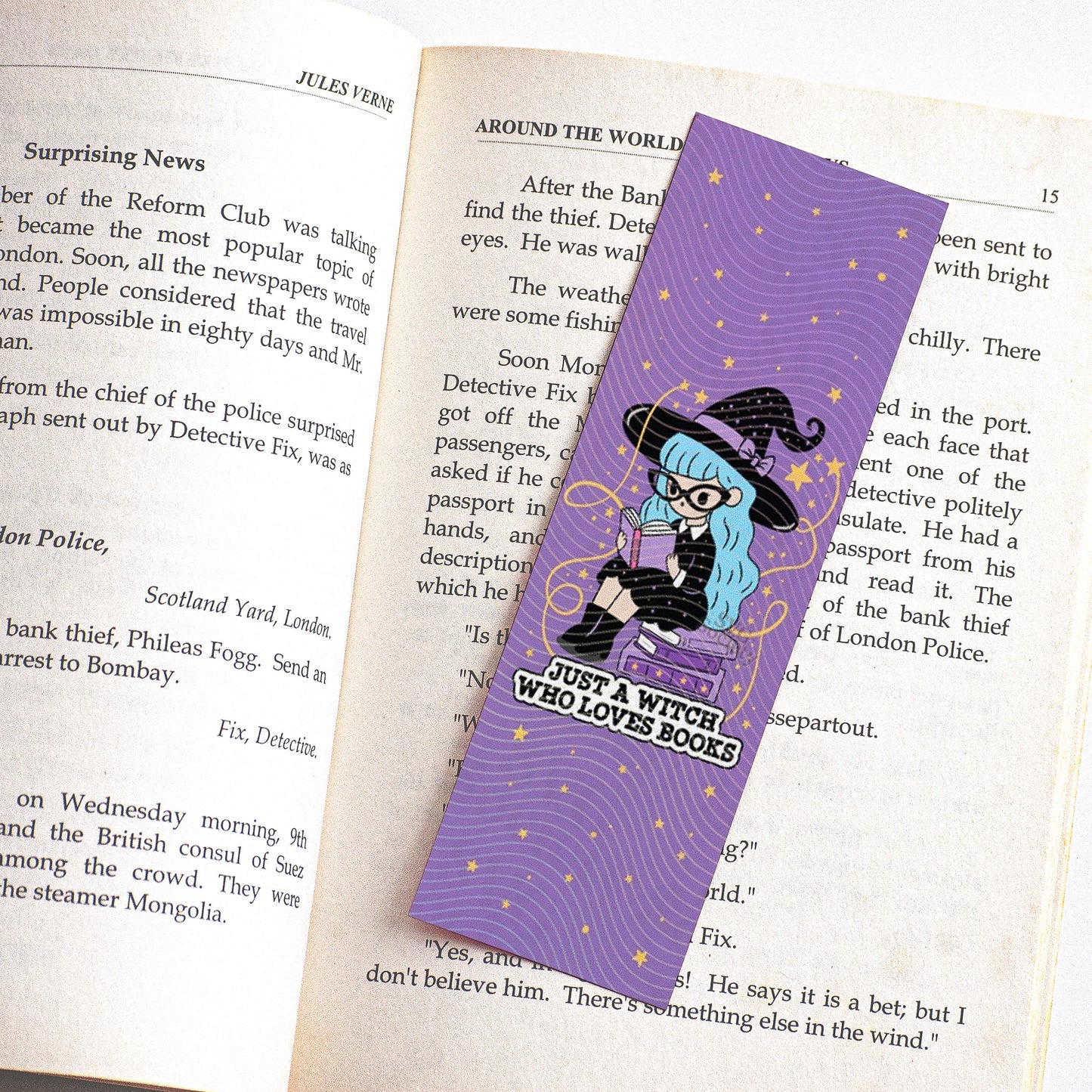 Halloween Bookmark | Book Accessories | Spooky Bookmark Set | Reader Gifts | Witch Bookmark | Double-Sided Laminated Bookmark