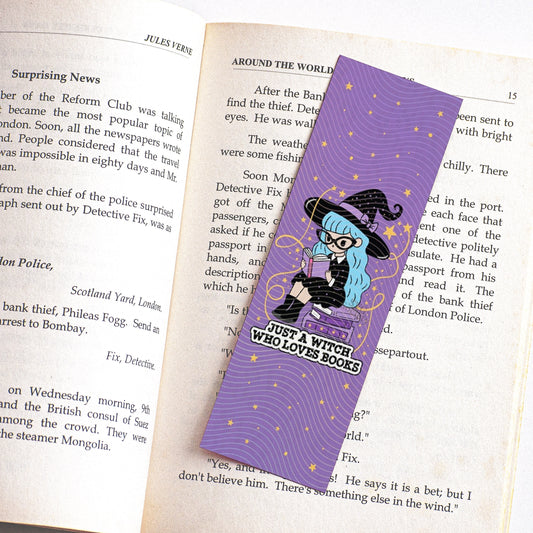 Halloween Bookmark | Book Accessories | Spooky Bookmark Set | Reader Gifts | Witch Bookmark | Double-Sided Laminated Bookmark