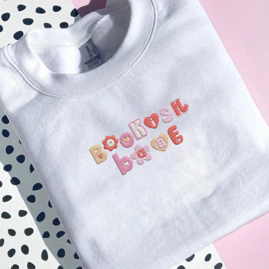 Book Lover Embroidered Sweatshirt Hoodie | Unisex Sweater | Bookish Gifts | Hockey Romance | Tote Bag | Bookish Jumper | Bookish Merch