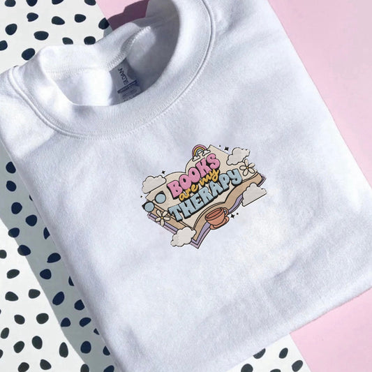 Book Lover Embroidered Sweatshirt Hoodie | Unisex Sweater | Bookish Gifts | Hockey Romance | Tote Bag | Bookish Jumper | Bookish Merch