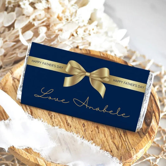 Fathers Day Personalised Chocolate Bar Wrapper | Any Occasion | Bridesmaid Proposal Gift | Personalised Wrapper | Celebration Gift