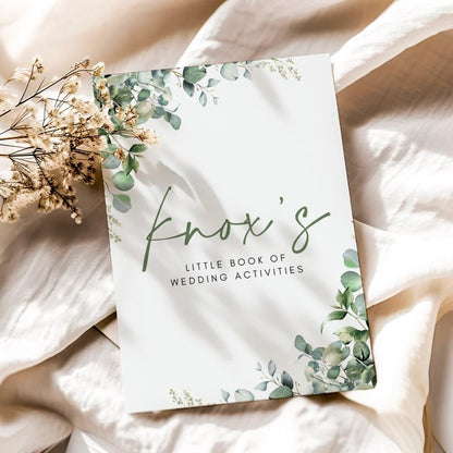 Personalised Kids Wedding Activity Booklet | Kids Wedding Favours | Kids and Toddler Wedding Colouring Book | A5 Book