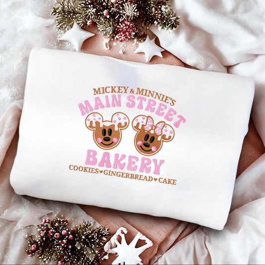 Christmas Bakery Embroidered Jumper | Embroidered Christmas Hoodie | Christmas Jumper | Stocking Filler | Festive Sweatshirt