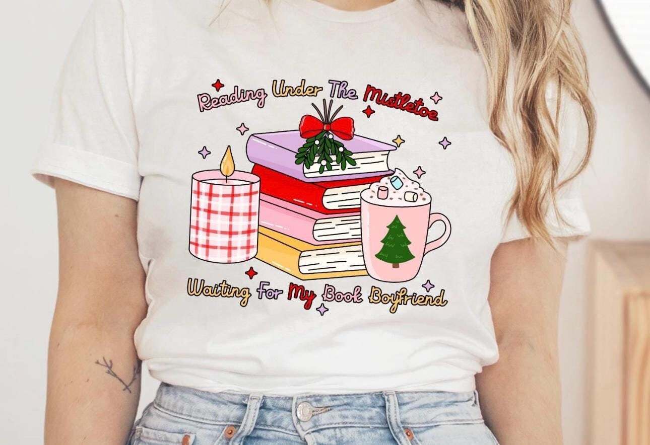 Bookish Christmas Printed Sweatshirt Hoodie | Unisex Sweater | Bookish Gifts | Hockey Romance | Tote Bag | Bookish Jumper | Bookish Merch